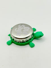 Heileman’s Brewing Old Style Beer - Bottle Cap Magnet Turtle Shell Shocked Art
