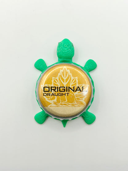 Woodchuck (Original Draught) - Bottle Cap Magnet Turtle Shell Shocked Art