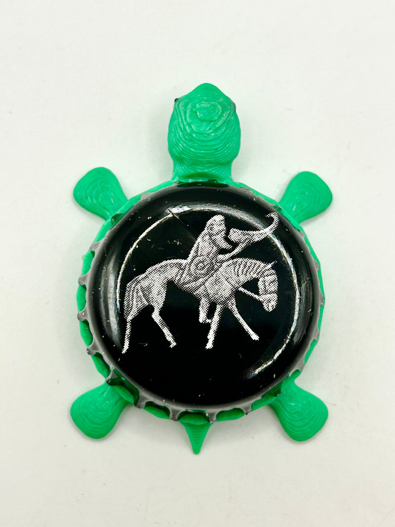 Fraoch Heather Ale - Bottle Cap Magnet Turtle Shell Shocked Art