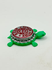 Simon Pure Beer (Red) - Bottle Cap Magnet Turtle Shell Shocked Art