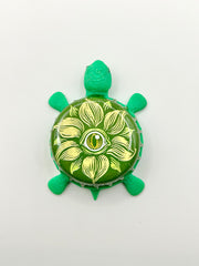 Wicked Weed Freak of Nature - Bottle Cap Magnet Turtle Shell Shocked Art
