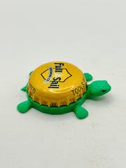 Full Sail Brewing Co (Yellow) - Bottle Cap Magnet Turtle Shell Shocked Art