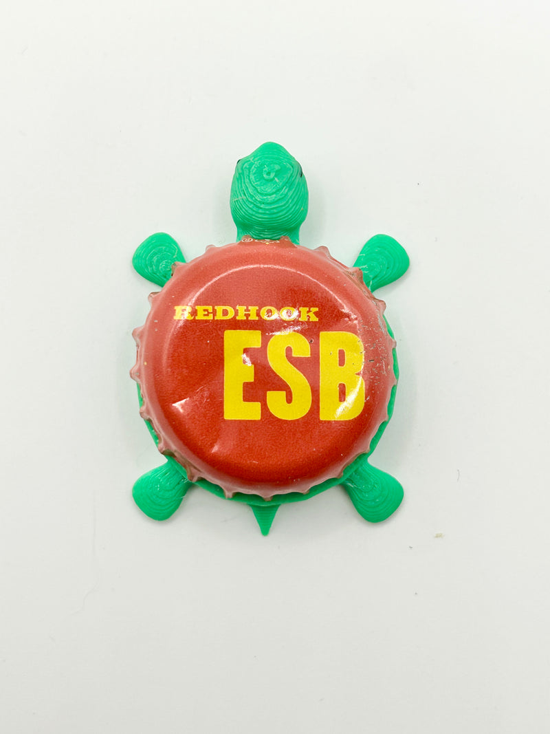 Red Hook Red ESB Extra Special Bitter (Vintage) - Bottle Cap Magnet Turtle Shell Shocked Art