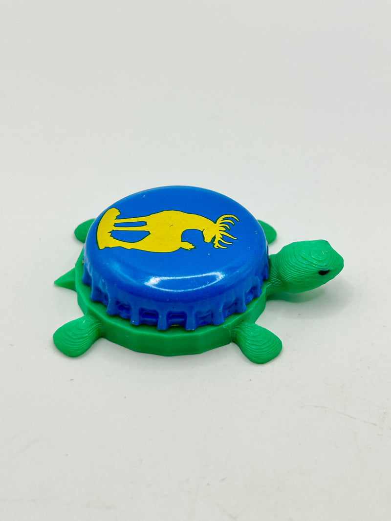 Old Dominion (Blue) - Bottle Cap Magnet Turtle Shell Shocked Art