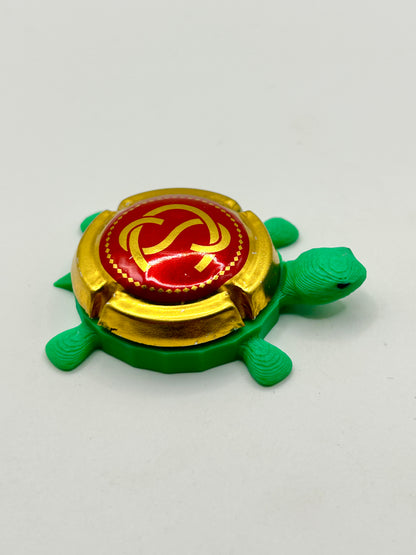 Cartier Champagne - Bottle Cap Magnet Turtle Shell Shocked Art