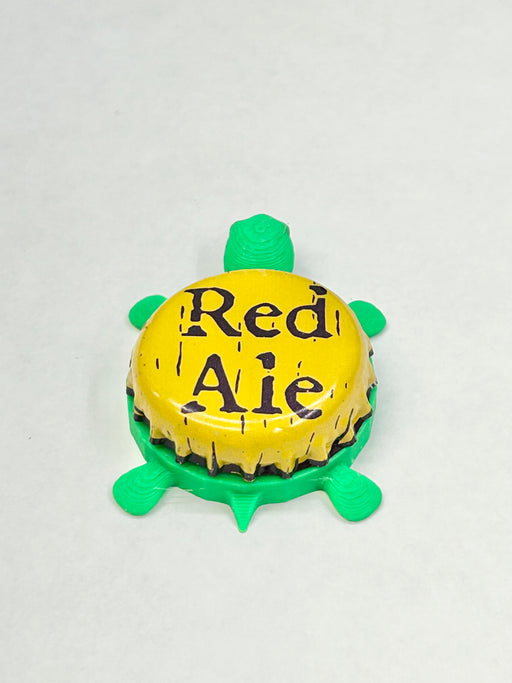 Joseph Brau Brewing (Trader Joe’s) - Red Ale - Bottle Cap Magnet Turtle Shell Shocked Art