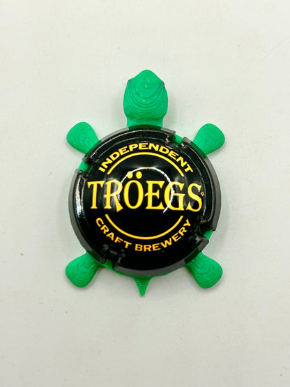 Troegs Brewing (Cork Cage Cap) - Bottle Cap Magnet Turtle Shell Shocked Art