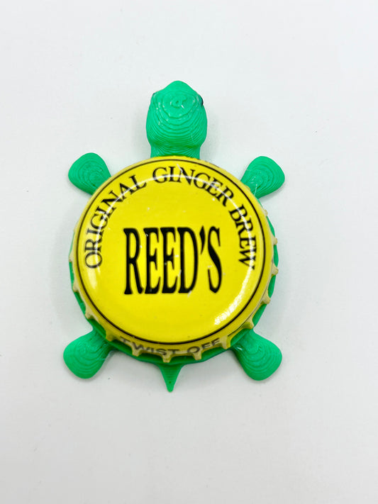 Reed’s Original Ginger Brew - Bottle Cap Magnet Turtle