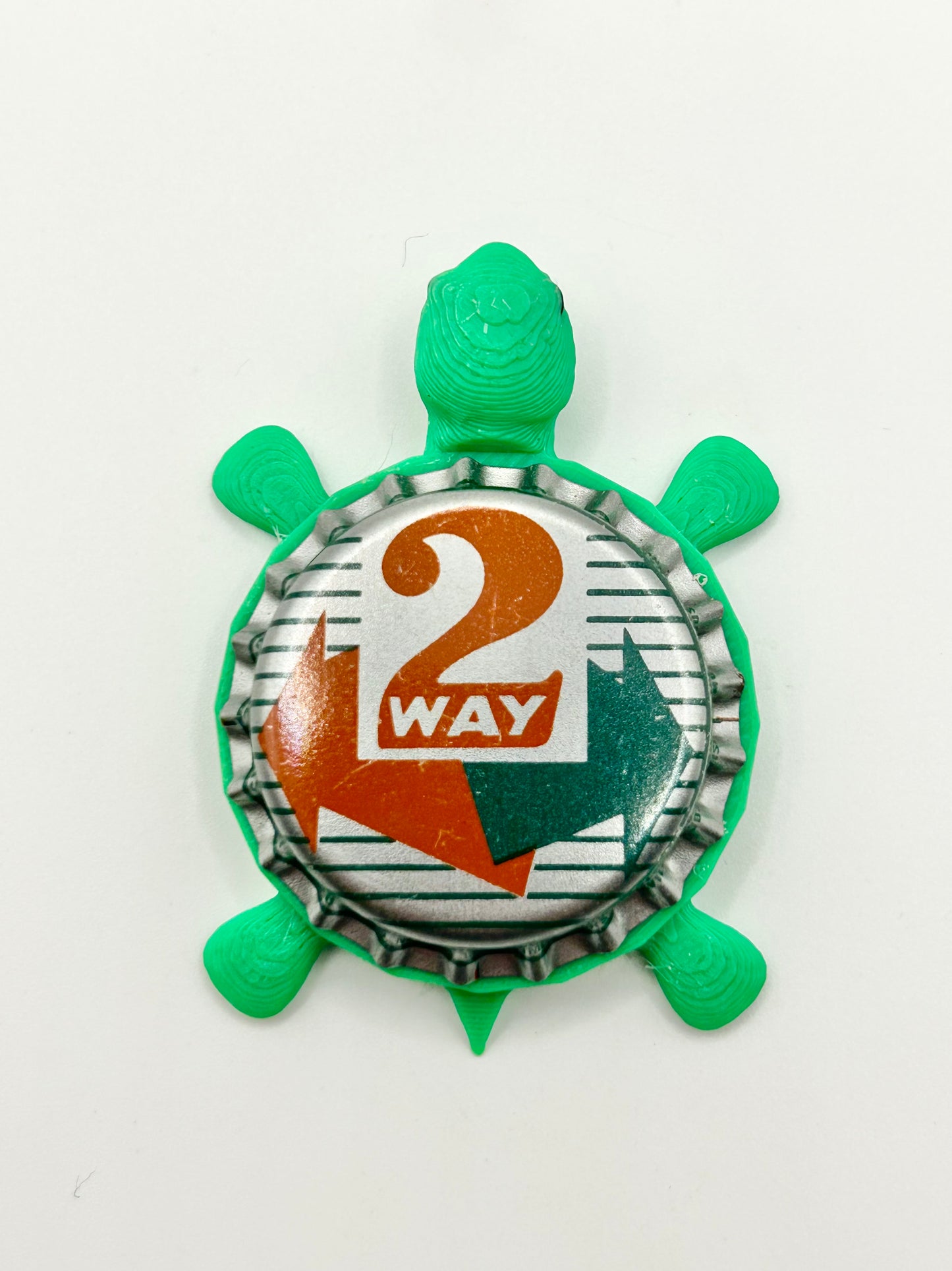 2 Way Soda - Bottle Cap Magnet Turtle
