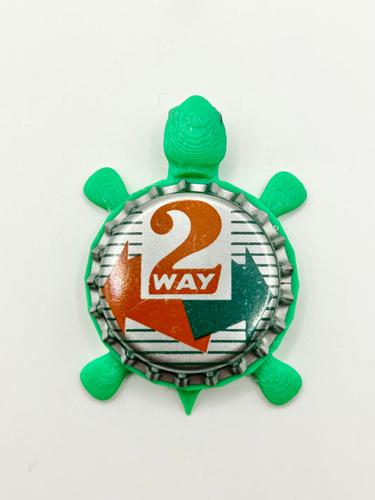 2 Way Soda - Bottle Cap Magnet Turtle