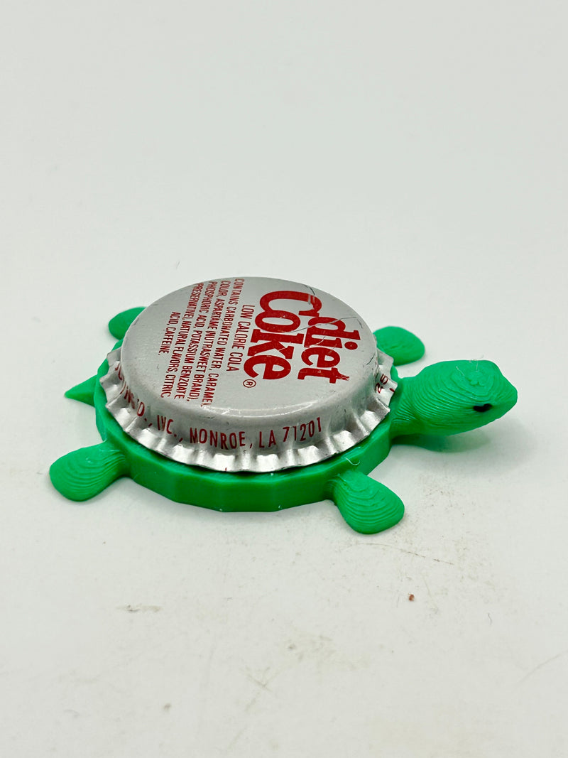 Diet Coke (Vintage) - Bottle Cap Magnet Turtle Shell Shocked Art