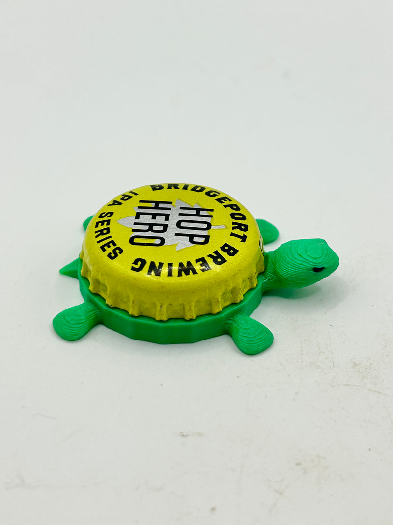 Bridgeport Ales (Hop Hero) - Bottle Cap Magnet Turtle Shell Shocked Art