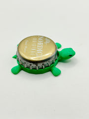 Nordic Original Tonic Water - Bottle Cap Magnet Turtle Shell Shocked Art