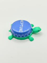 Bell's Neptune - Bottle Cap Magnet Turtle Shell Shocked Art