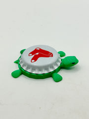 Boston Red Sox (Socks) - Bottle Cap Magnet Turtle Shell Shocked Art