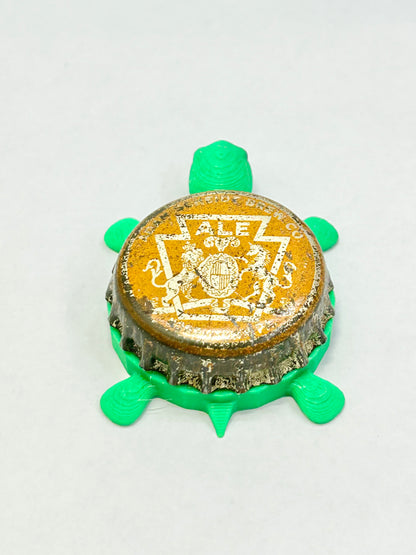 Adam Scheidt Brewing Co (Vintage) - Bottle Cap Magnet Turtle Shell Shocked Art