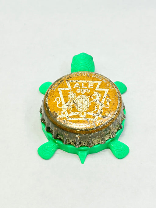 Adam Scheidt Brewing Co (Vintage) - Bottle Cap Magnet Turtle Shell Shocked Art