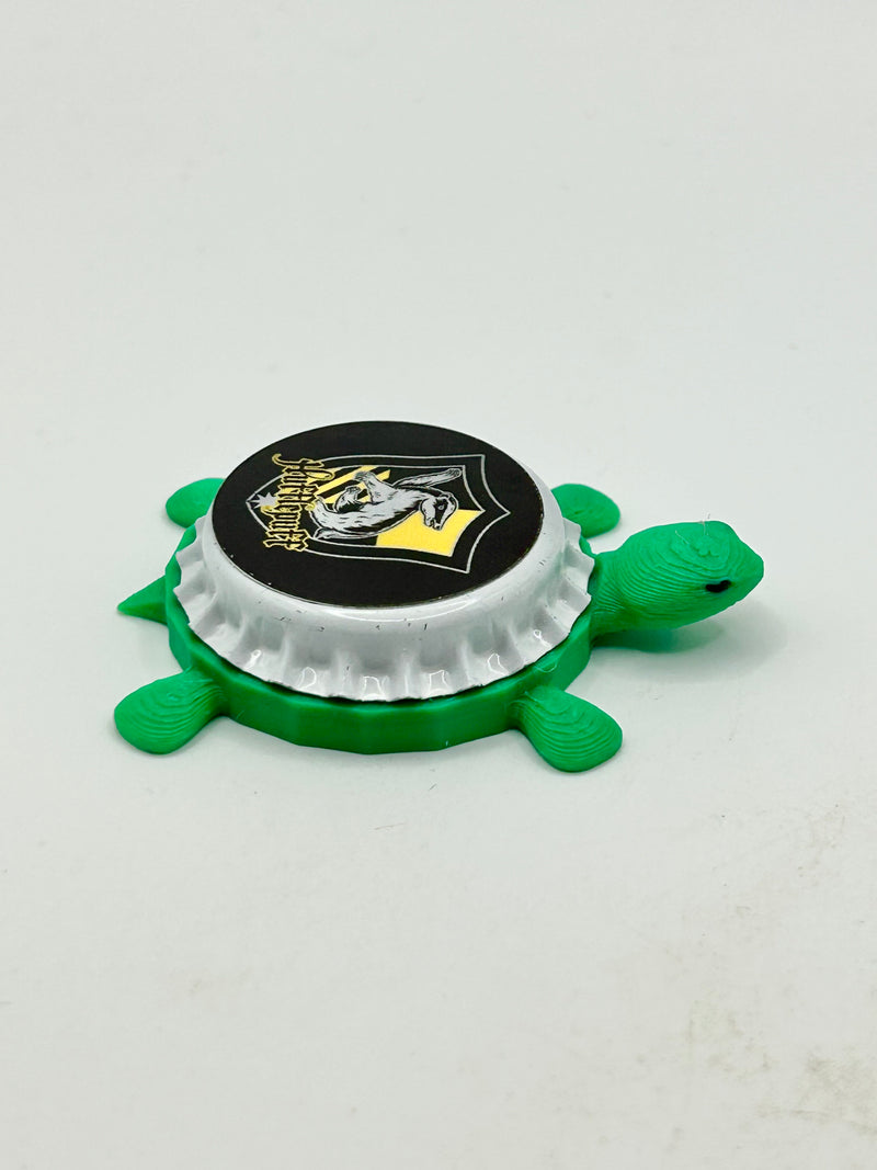 Hufflepuff - Bottle Cap Magnet Turtle (Copy) Shell Shocked Art