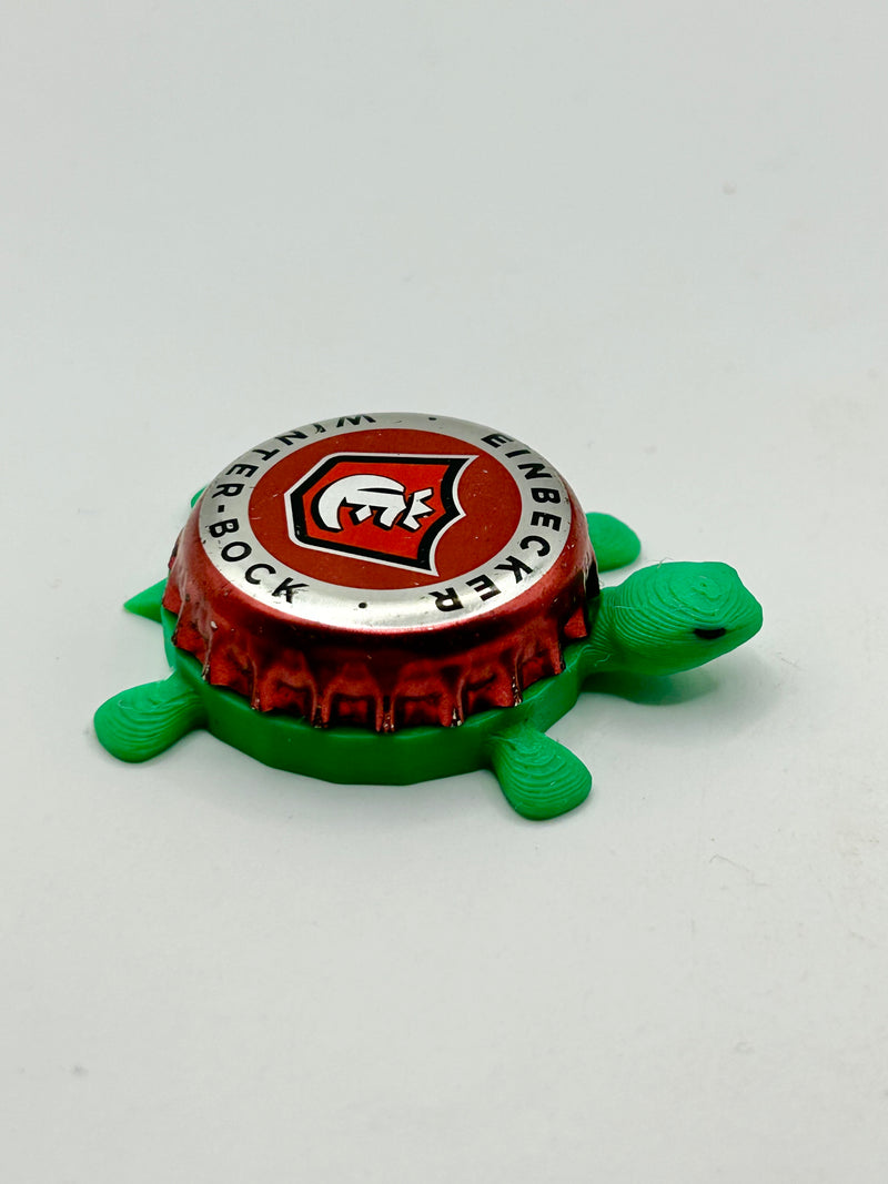 Einbecker German Beer (Winter Bock) - Bottle Cap Magnet Turtle Shell Shocked Art