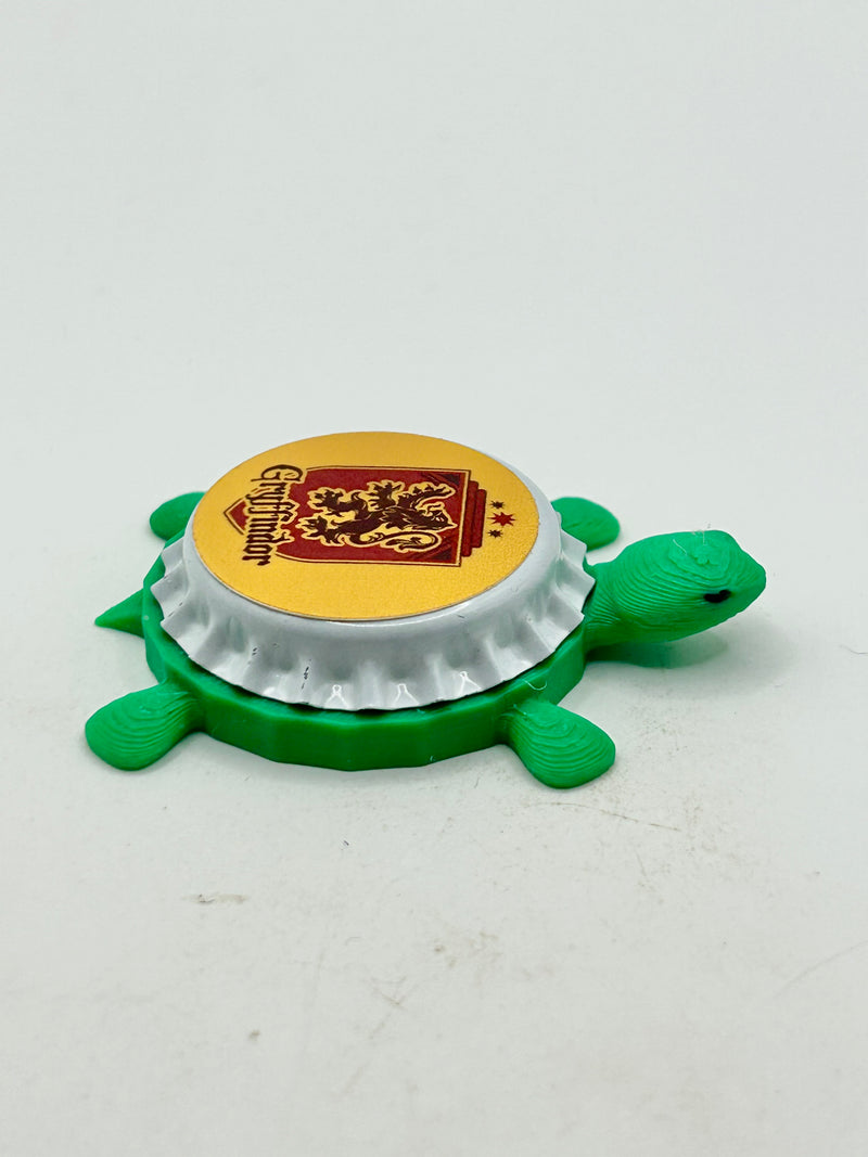 Gryffindor - Bottle Cap Magnet Turtle Shell Shocked Art