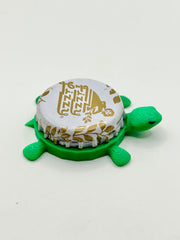 Fizzy Lizzy - Bottle Cap Magnet Turtle Shell Shocked Art