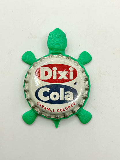 Dixi Cola (Vintage) - Bottle Cap Magnet Turtle Shell Shocked Art