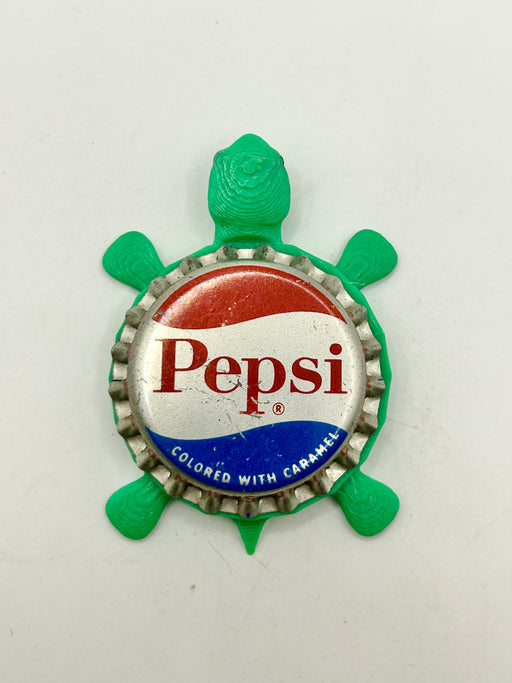 Pepsi (Vintage) - Bottle Cap Magnet Turtle Shell Shocked Art