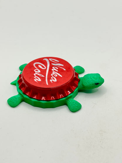 Nuka Cola (Fallout) - Bottle Cap Magnet Turtle Shell Shocked Art