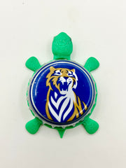 Tiger Beer - Bottle Cap Magnet Turtle Shell Shocked Art