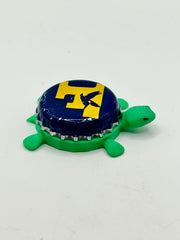 Fairhope Brewing - Bottle Cap Magnet Turtle Shell Shocked Art