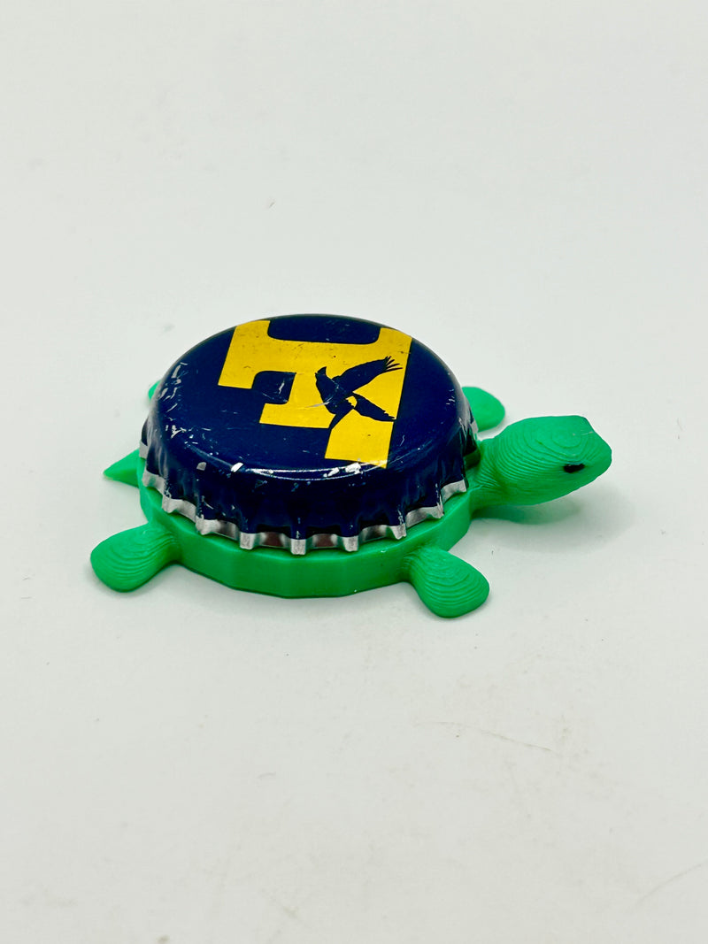 Fairhope Brewing - Bottle Cap Magnet Turtle Shell Shocked Art