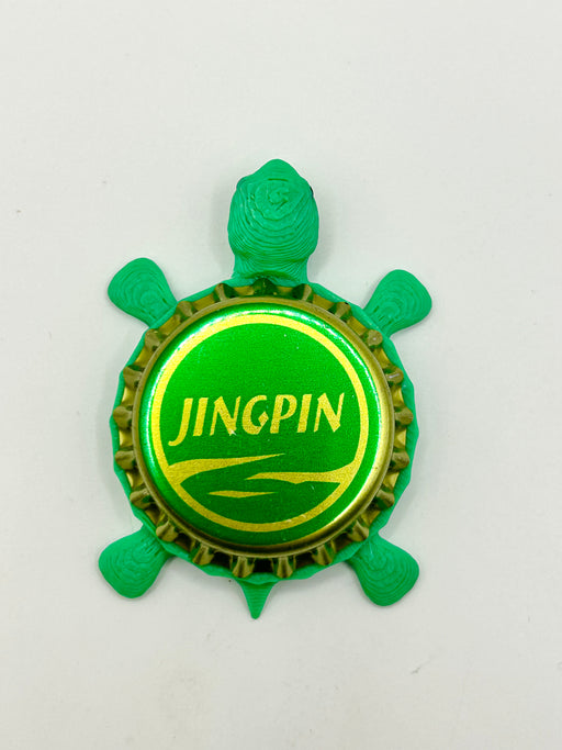 Jingpin - Bottle Cap Magnet Turtle Shell Shocked Art