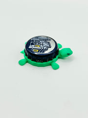 Third Shift Brewing - Bottle Cap Magnet Turtle Shell Shocked Art