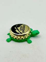 Cheddar Ales - Bottle Cap Magnet Turtle Shell Shocked Art
