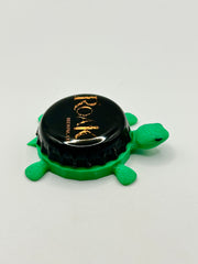 Roak Brewing - Bottle Cap Magnet Turtle Shell Shocked Art