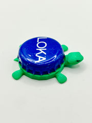 LOKA - Bottle Cap Magnet Turtle Shell Shocked Art