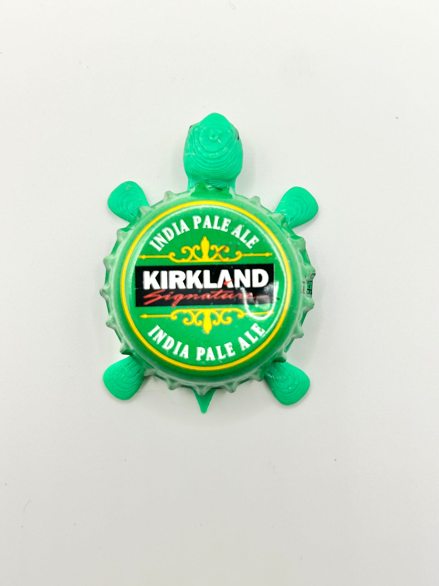 Kirkland India Pale Ale (Green) - Bottle Cap Magnet Turtle