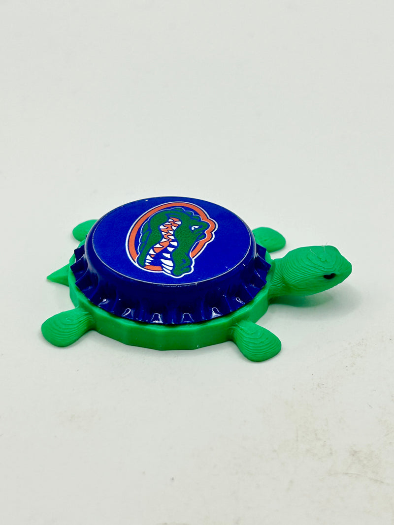 Florida Gators - Bottle Cap Magnet Turtle (Copy) Shell Shocked Art