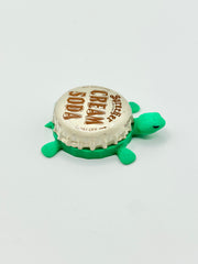 Sprecher Cream Soda (Beige) - Bottle Cap Magnet Turtle Shell Shocked Art