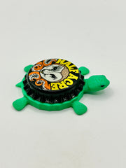Half Acre Brewing - Bottle Cap Magnet Turtle Shell Shocked Art