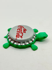 Diet Coca-Cola (Vintage) - Bottle Cap Magnet Turtle Shell Shocked Art