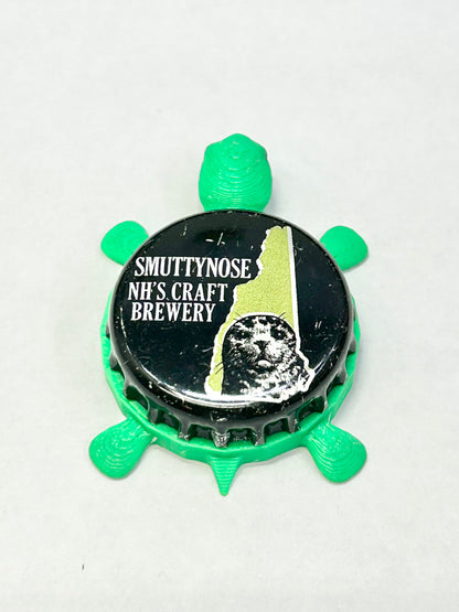 Smuttynose Brewery - Bottle Cap Magnet Turtle Shell Shocked Art
