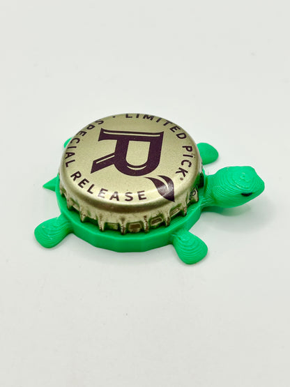 Redd’s Hard Cider (Purple Limited) - Bottle Cap Magnet Turtle Shell Shocked Art
