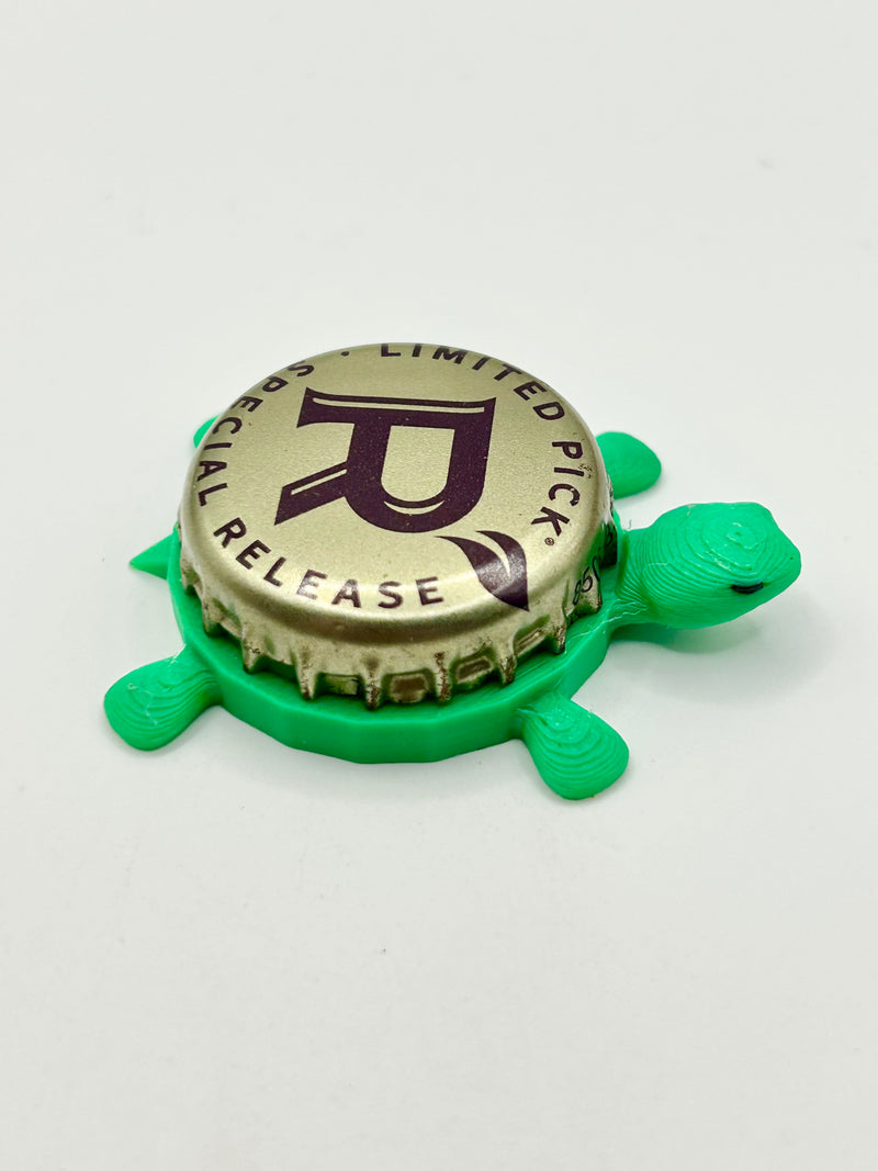 Redd’s Hard Cider (Purple Limited) - Bottle Cap Magnet Turtle Shell Shocked Art