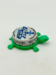 Bud Ice Light (Vintage, 1 Point) - Bottle Cap Magnet Turtle Shell Shocked Art