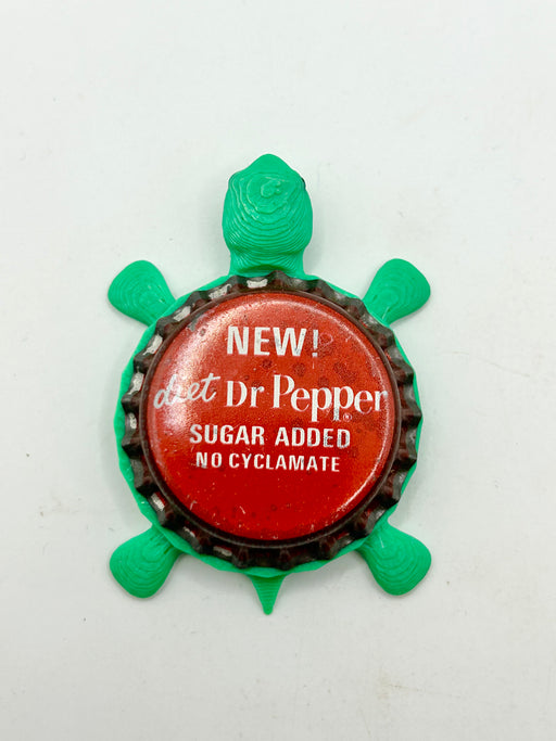Diet Dr Pepper (Vintage) - Bottle Cap Magnet Turtle | Shell Shocked Art Shell Shocked Art