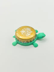 Smirnoff (Gold) - Bottle Cap Magnet Turtle Shell Shocked Art