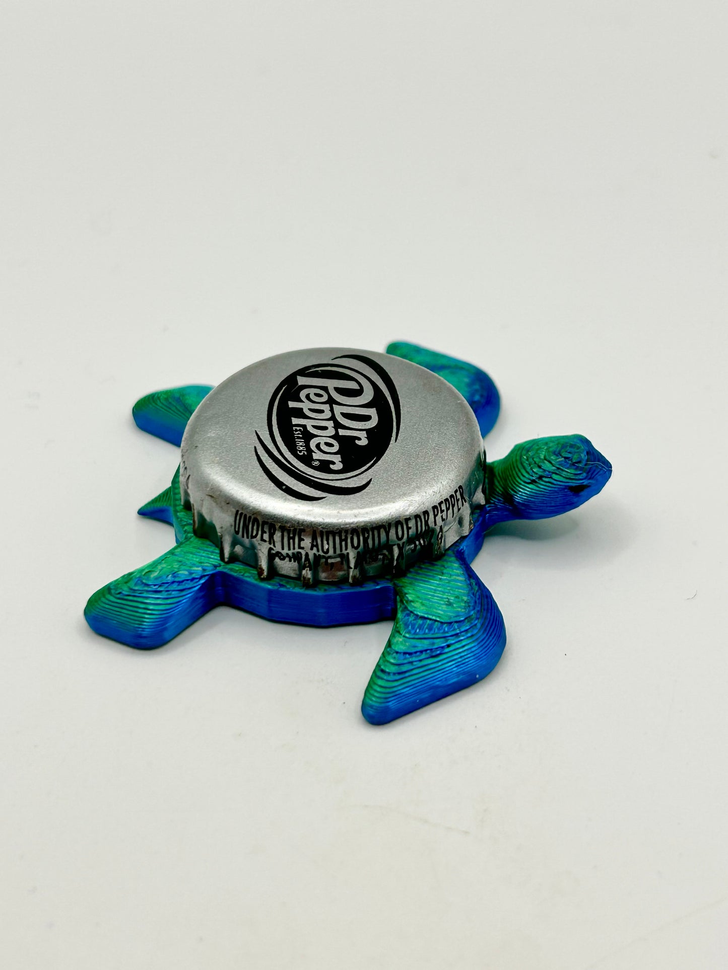 Dr Pepper (Silver) - Sea Turtle Bottle Cap Magnet