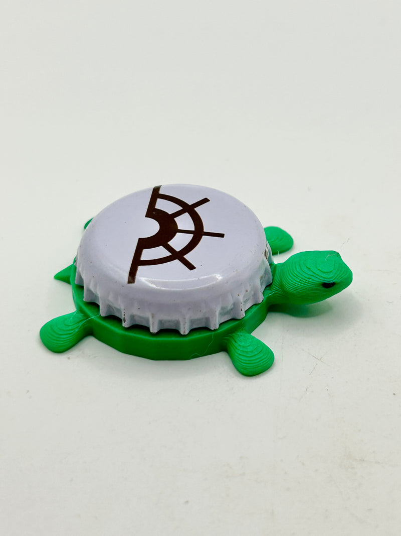 Rivertown Brewing (Logo Only) - Bottle Cap Magnet Turtle Shell Shocked Art