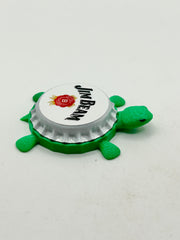 Grape Gin - Bottle Cap Magnet Turtle Shell Shocked Art